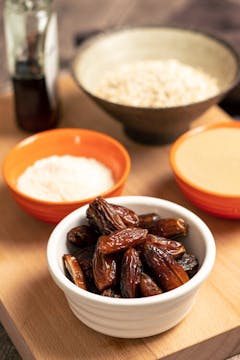 A bowl of dates. 
