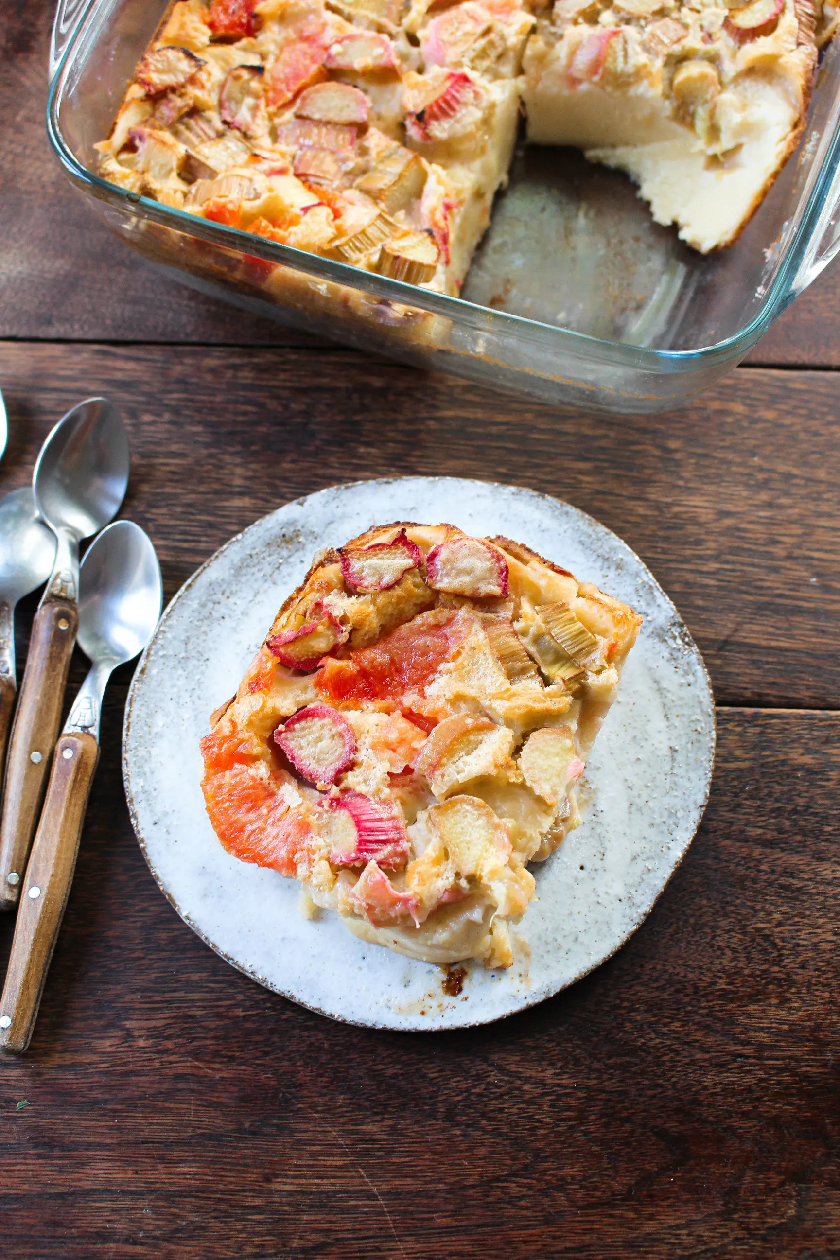Rhubarb &amp; Grapefruit Clafoutis