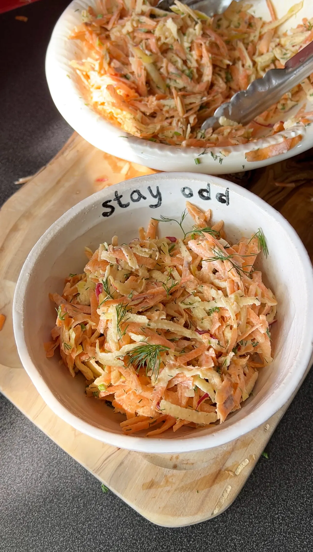 Carrot & Apple Coleslaw