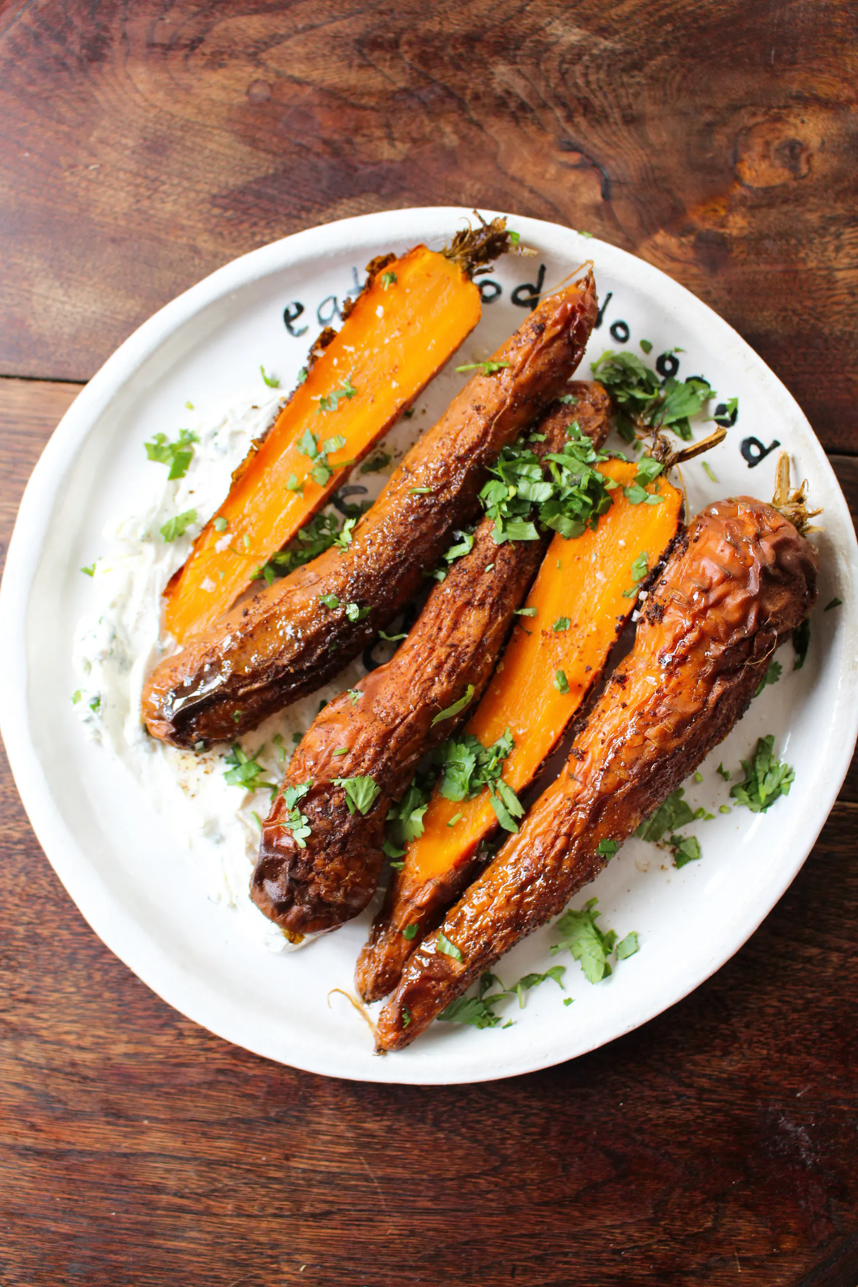 Slow-Roasted Carrots with Sumac Labneh