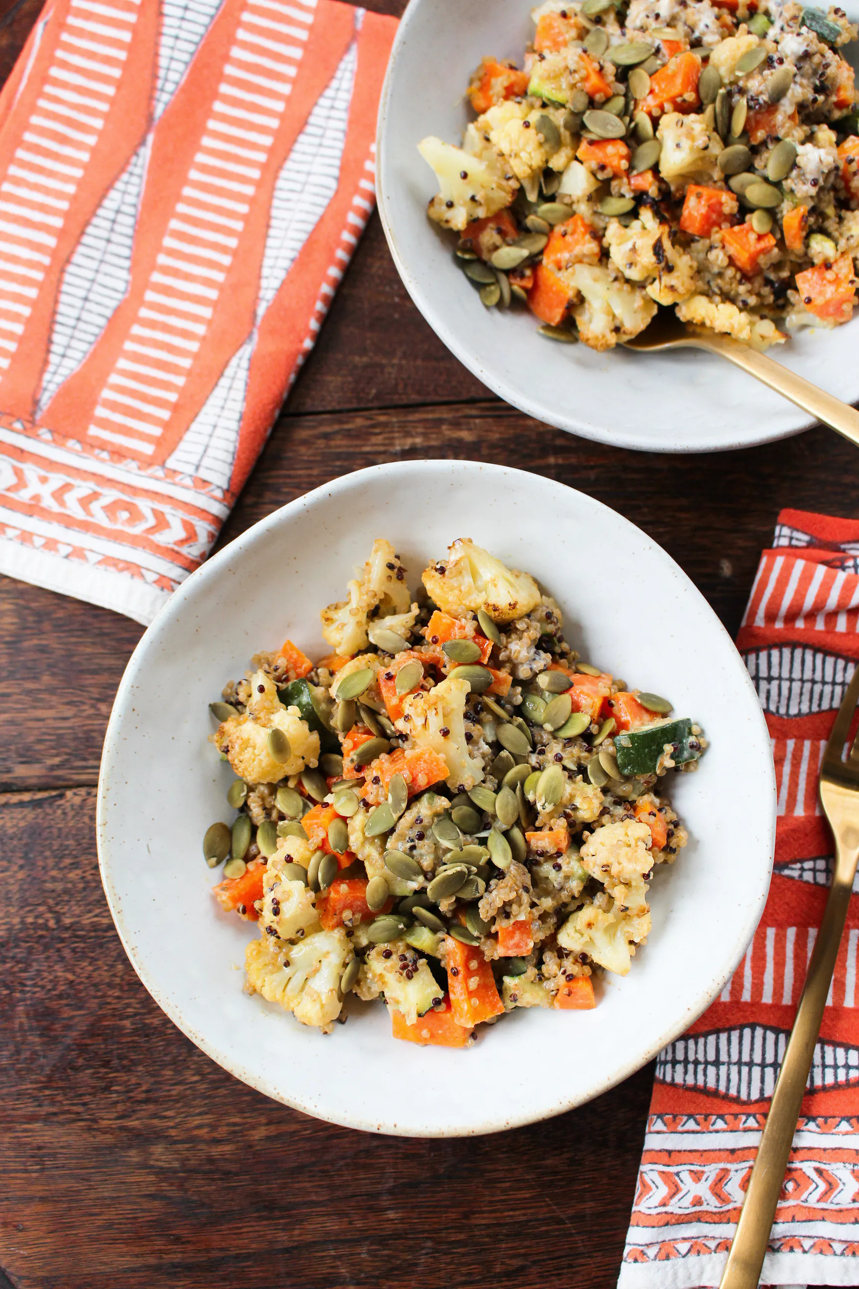 Quinoa Bowl With Lemon Tahini Dressing