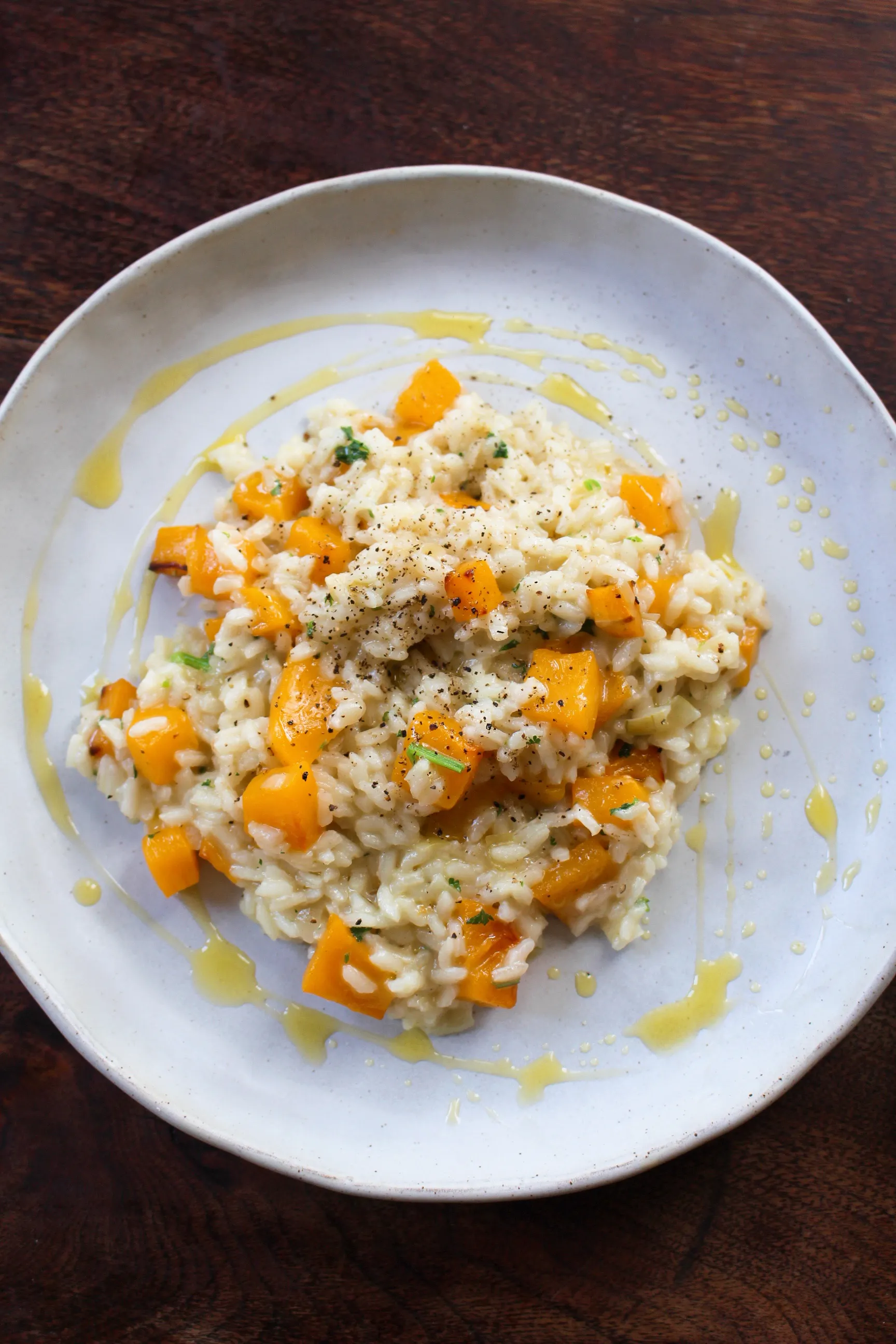 Roasted Butternut Squash &amp; Parmesan Risotto