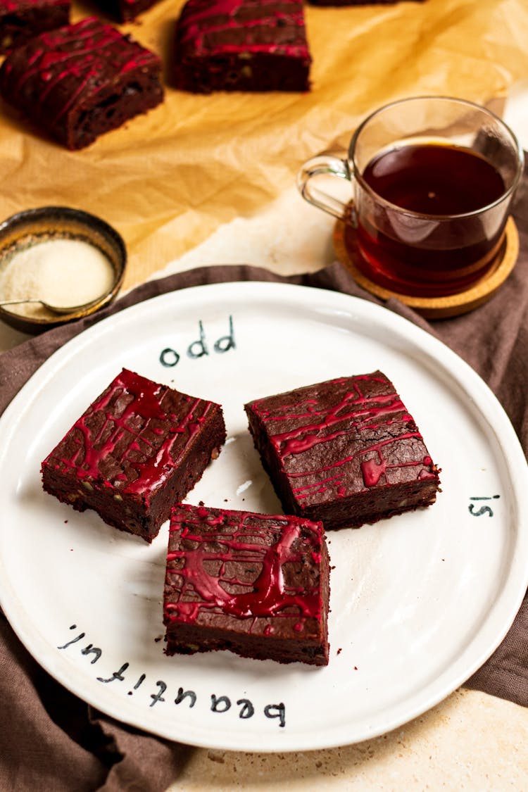 image of beetroot brownies