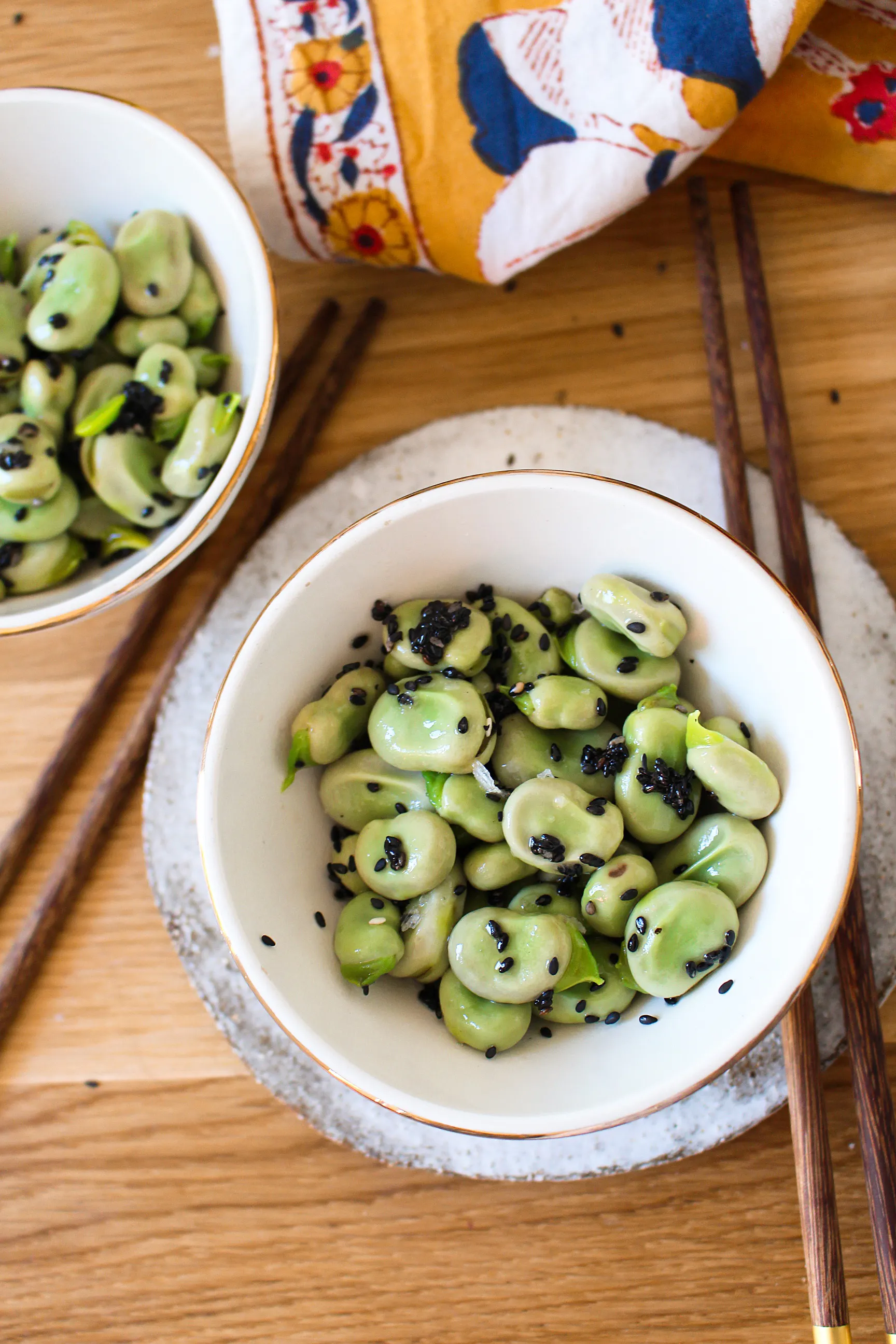 Sesame Broad Beans