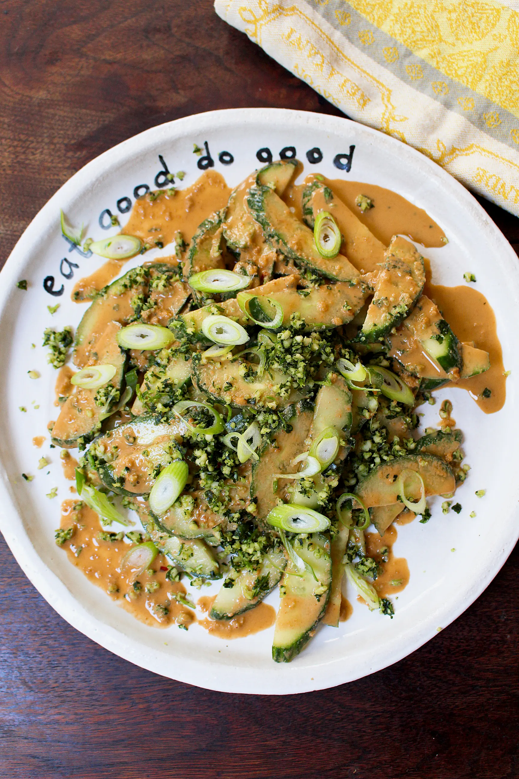 Peanut Cucumber Salad 