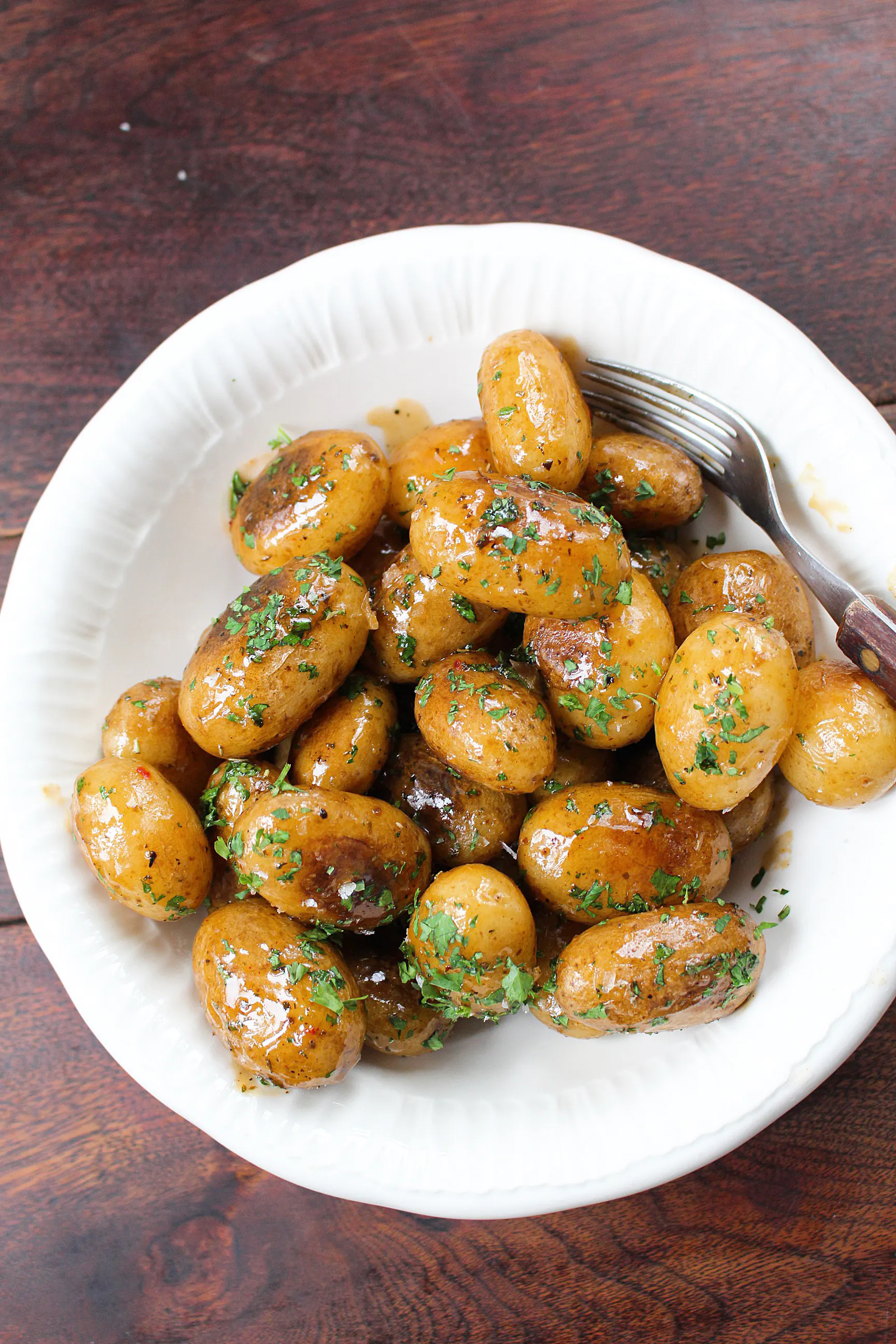 Honey Mustard Glazed Potatoes