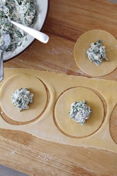 tortellinis in the making