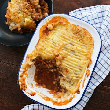 Shepards pie in a dish 