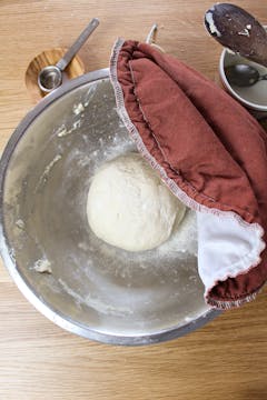 dough in bowl 