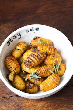 Potatoes in Oddbox bowl