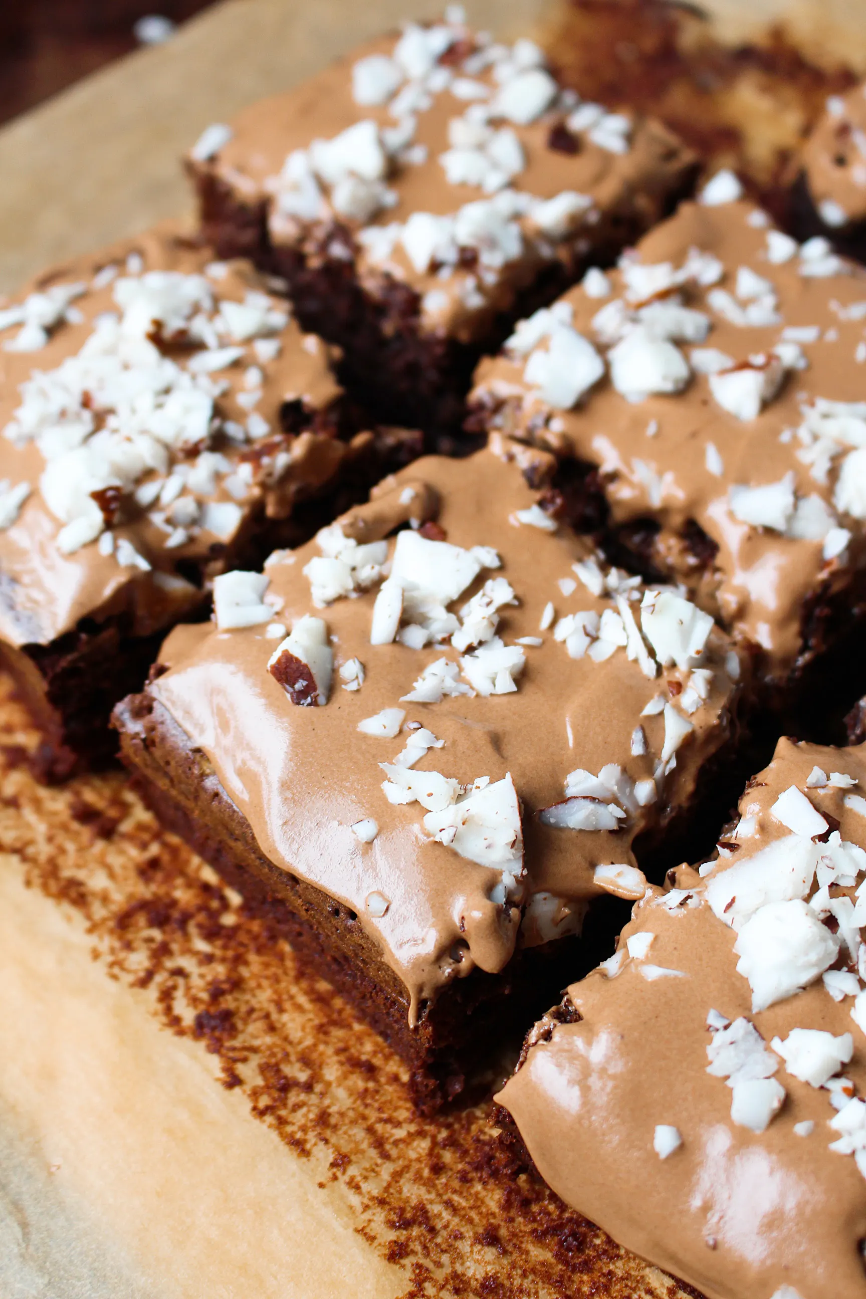 Coconut and Chocolate Fudge Brownie 