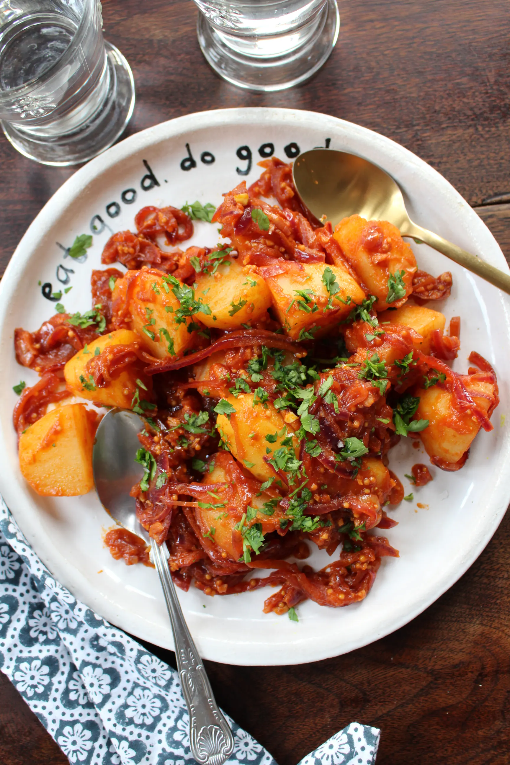 Leftover Bombay Potatoes