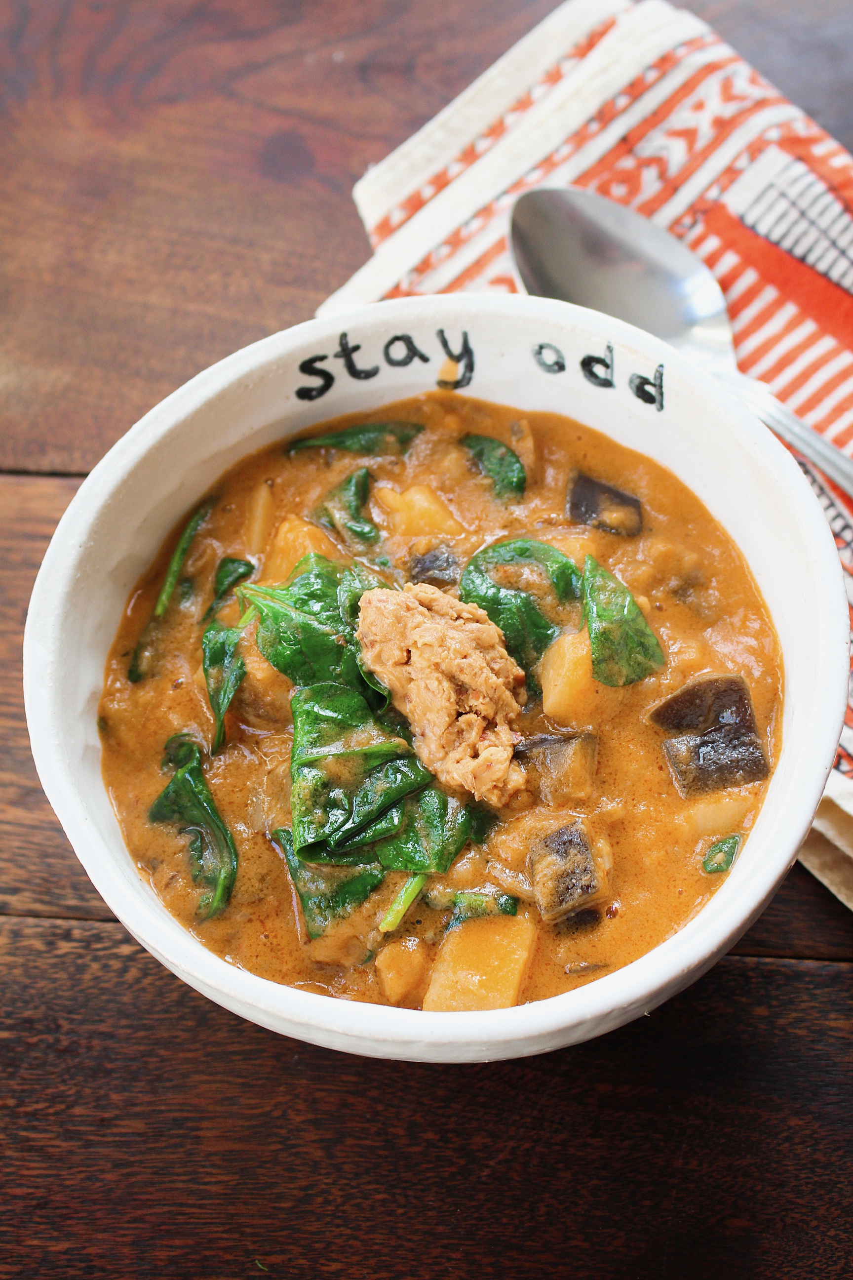 30 minute Aubergine & Potato Curry Oddbox