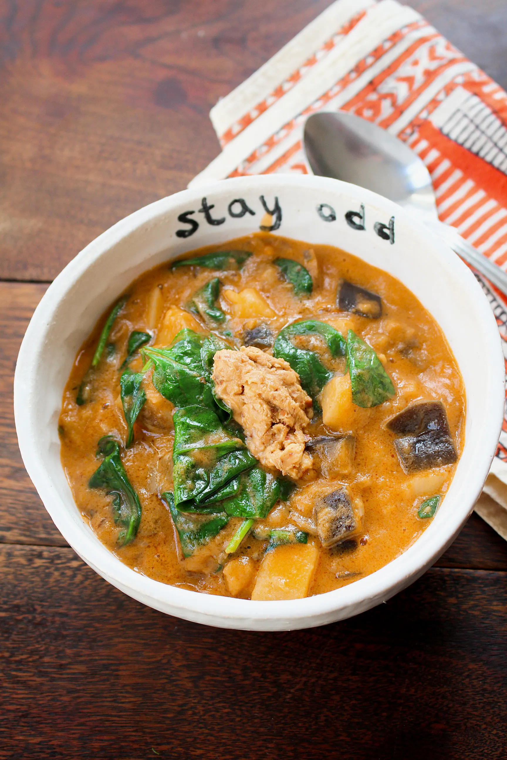 Speedy Aubergine & Potato Curry