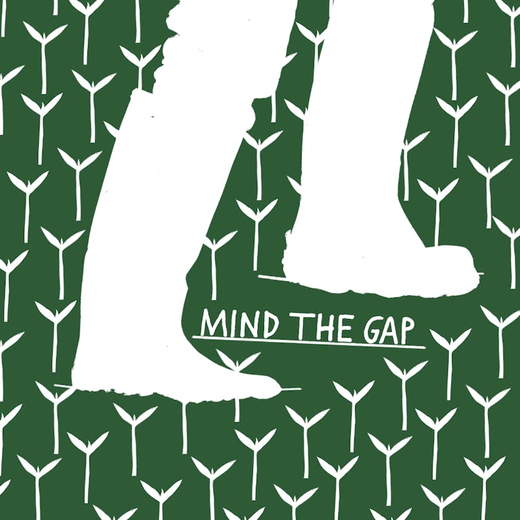 Mind the gap logo