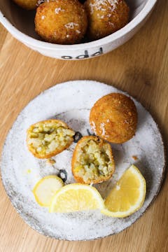 arancini in oddbox plate 