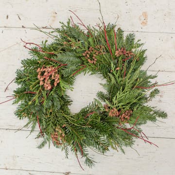 homemade christmas wreath