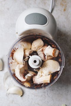 all the vegetable in the food processor