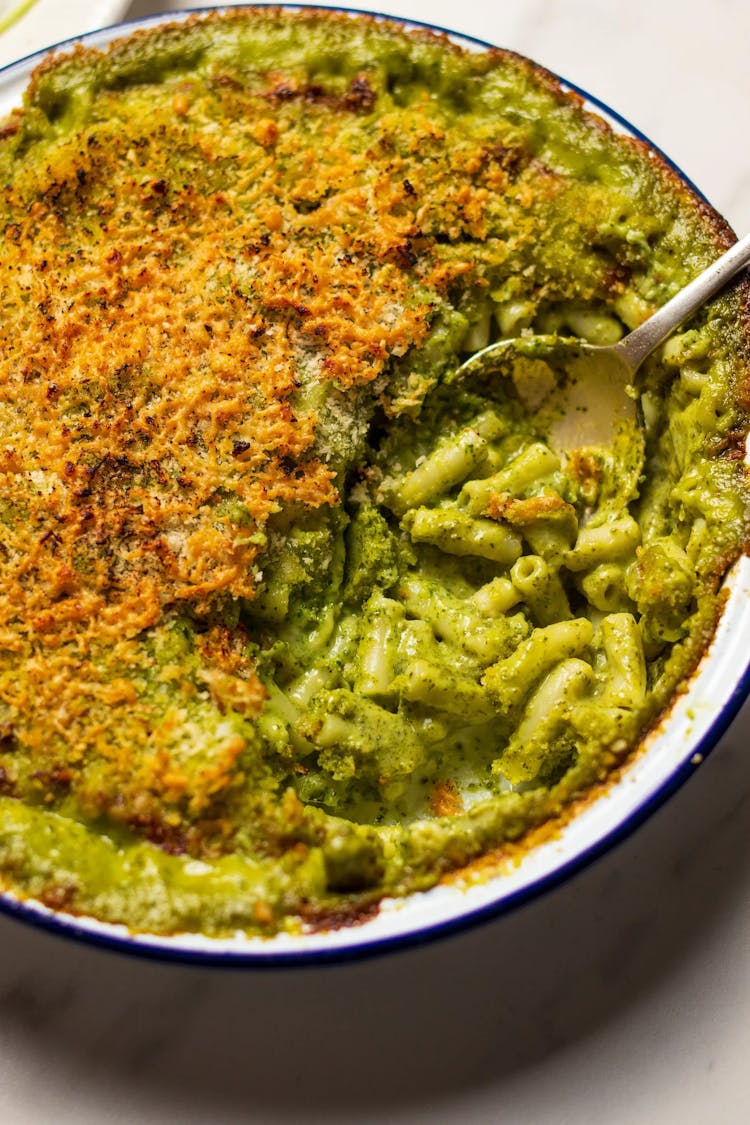 spinach Mac and cheese 