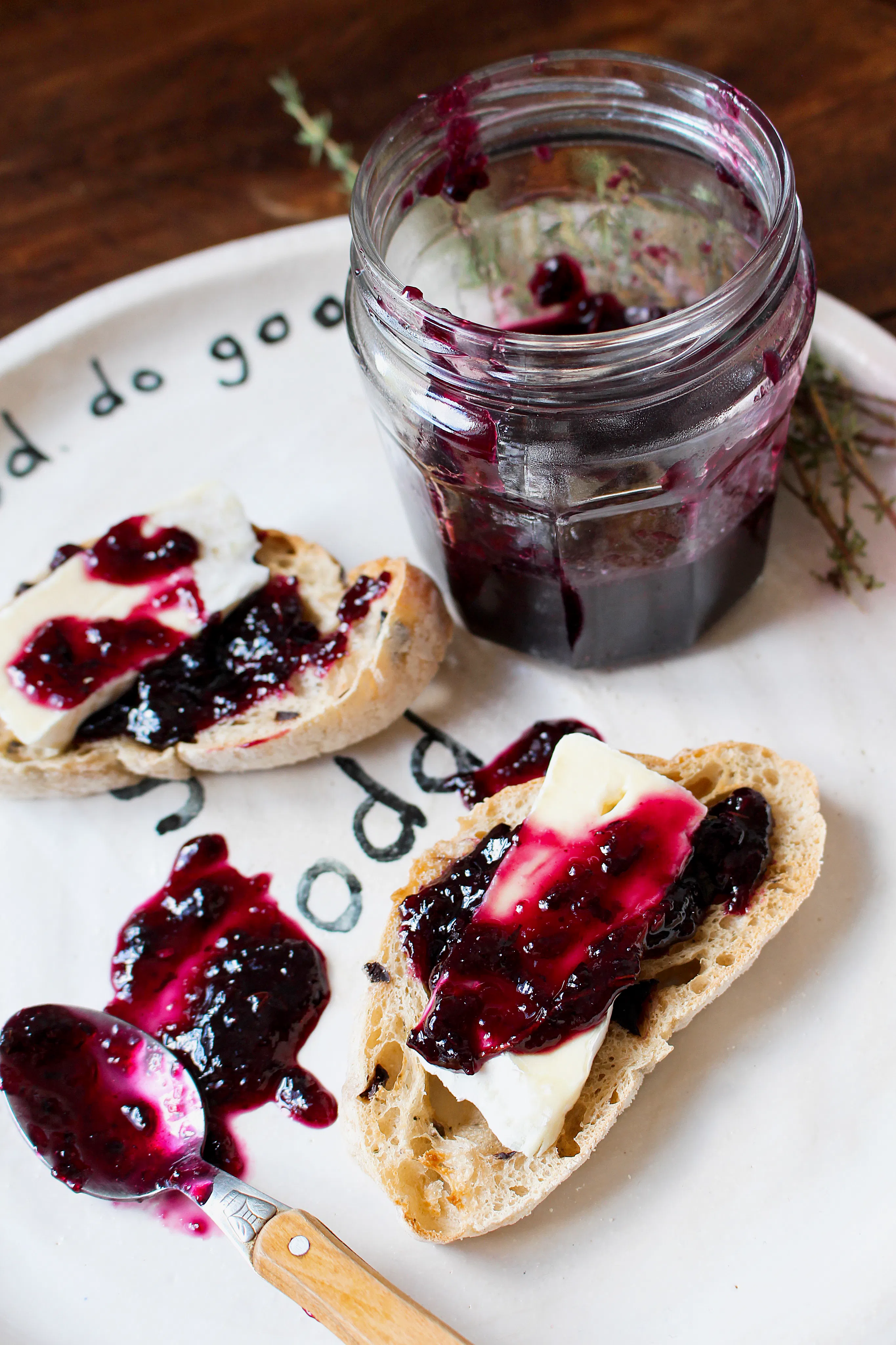 Grape and Thyme Jam