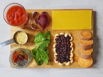 image of ingredients for mexican inspired lasagne
