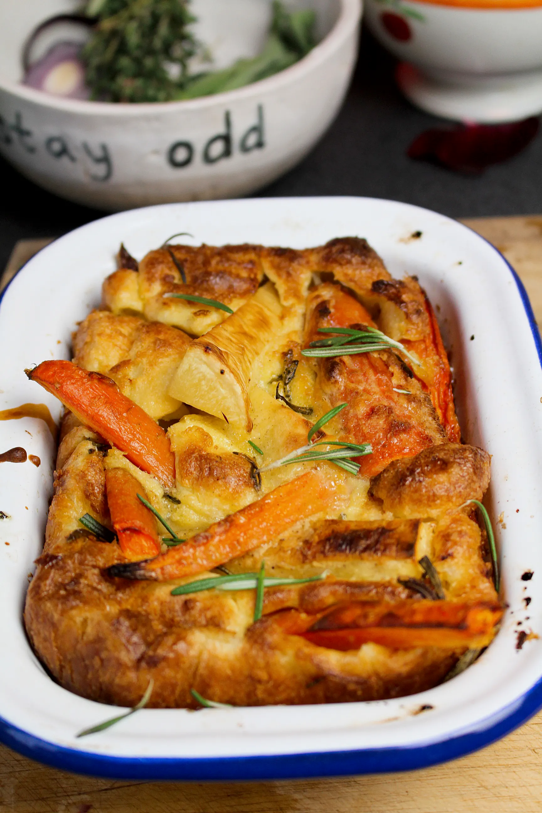 Root Veg Toad in the Hole