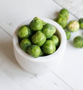 Sprouts in a white bowl