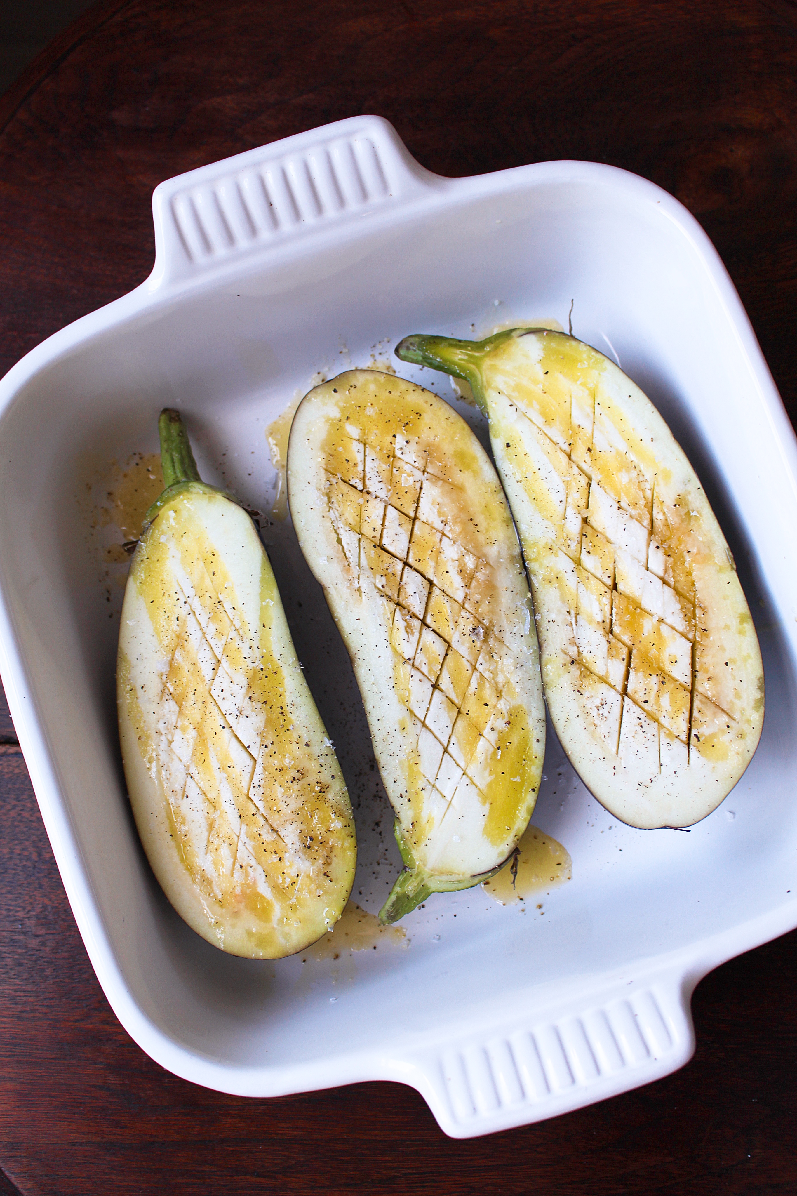 Stuffed Aubergine Boats Oddbox