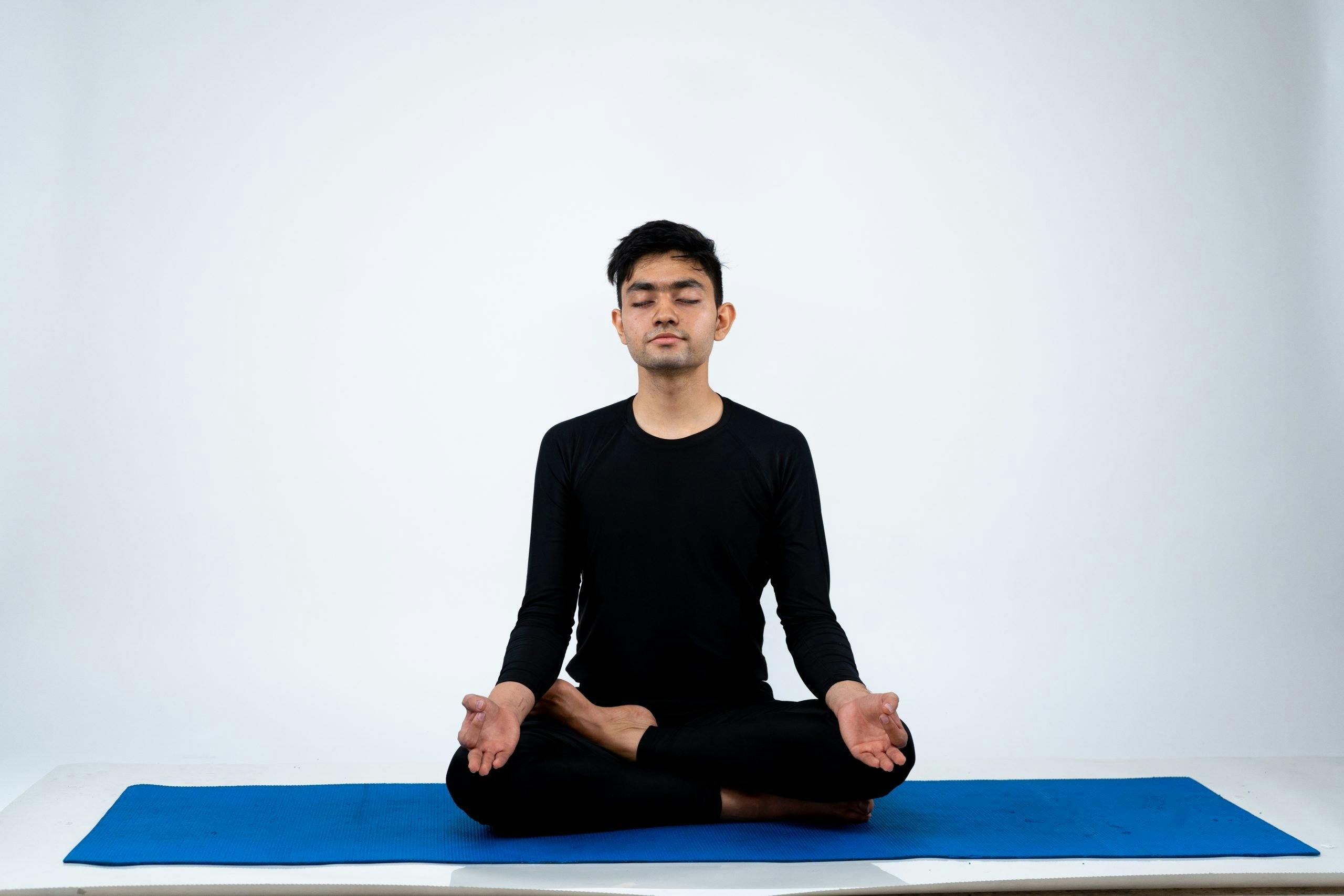 yoga easy pose Sukhasana