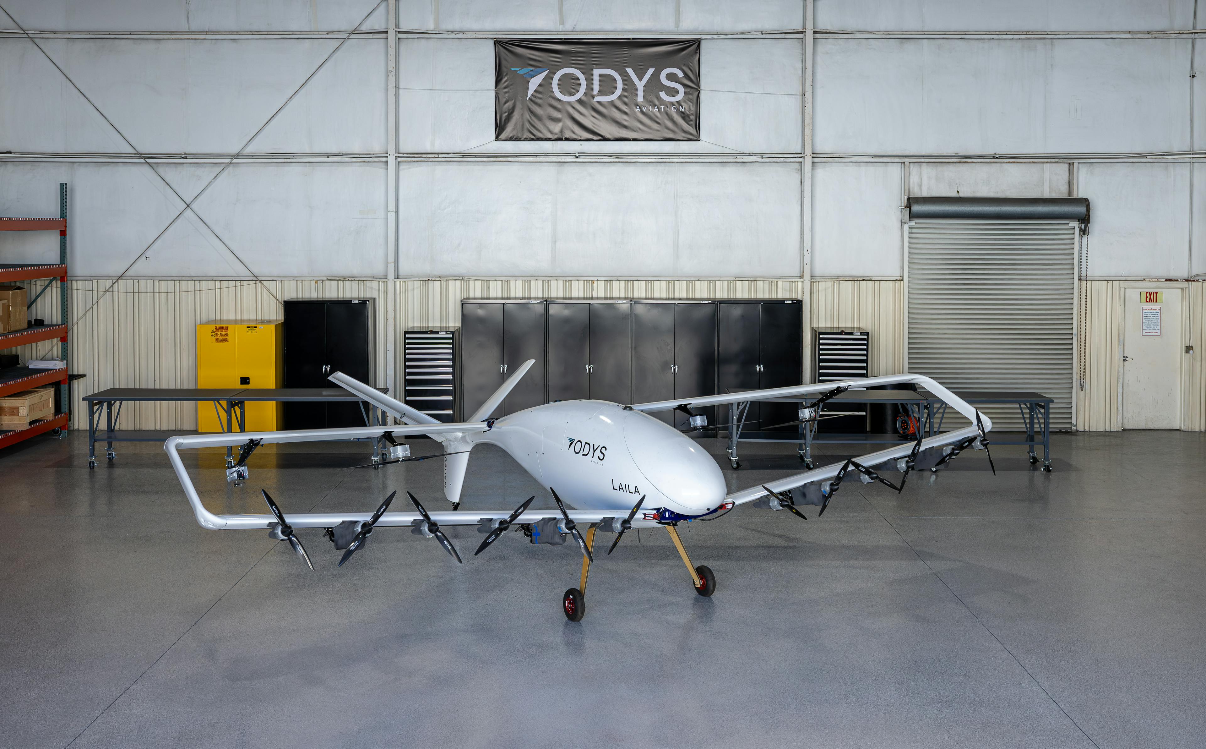 Odys Laila aircraft featured at Odys' facilities