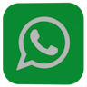 ícone do whatsapp, fundo verde com um telefone branco ao meio
