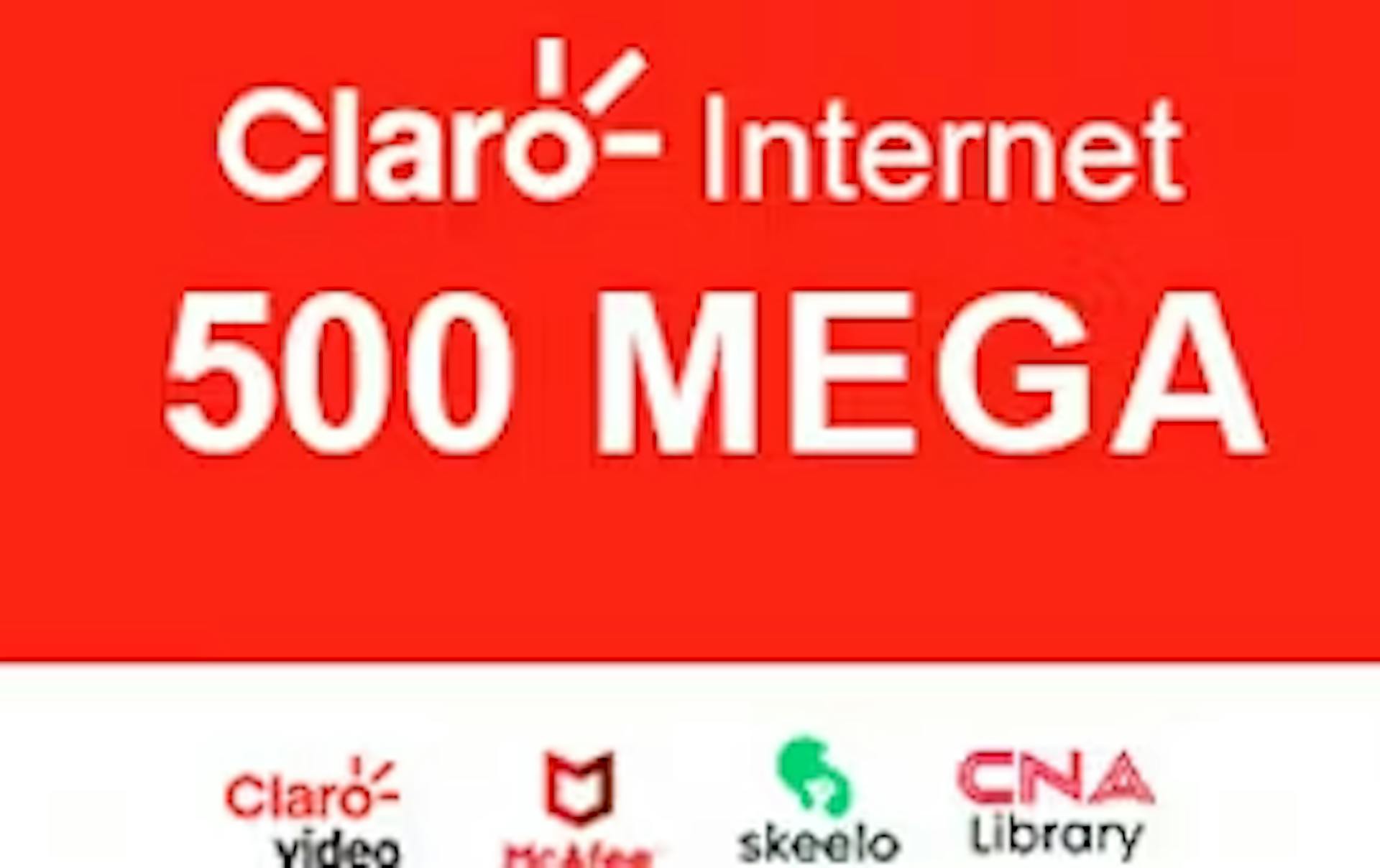 claro internet 500 mega