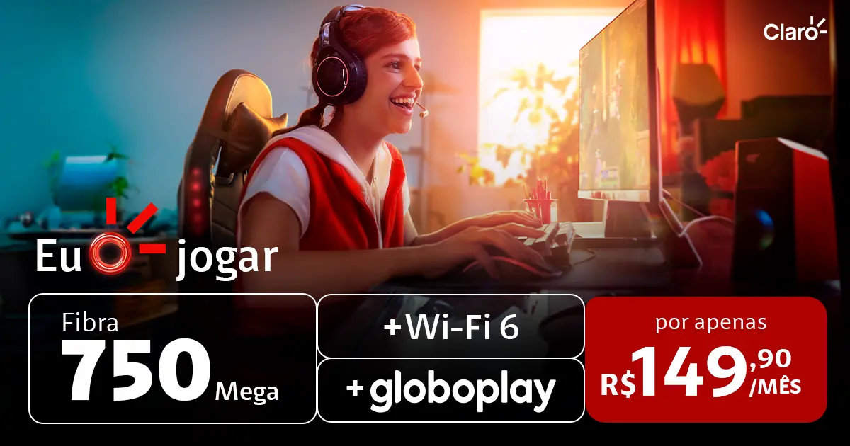 Claro Internet 750 Mega: 0800 192 4141 | Por apenas R$149,90