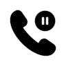 ícone de chamada em espera recurso da claro telefone fixo