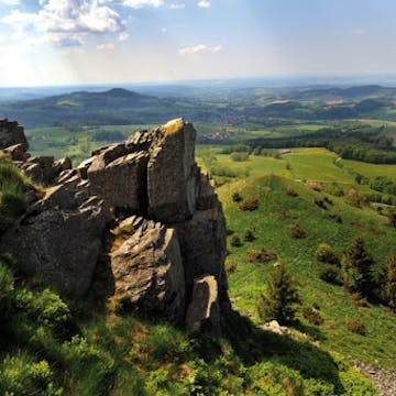 Ausblick in der Rhön