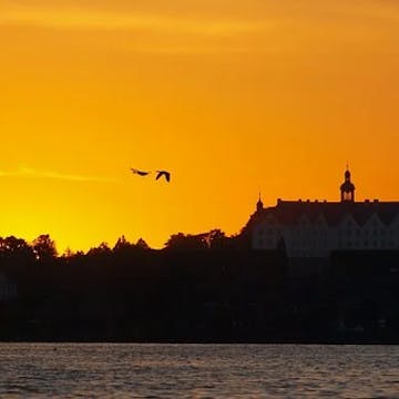 Schloss Plön Sonnenuntergang Holsteinische Schweiz