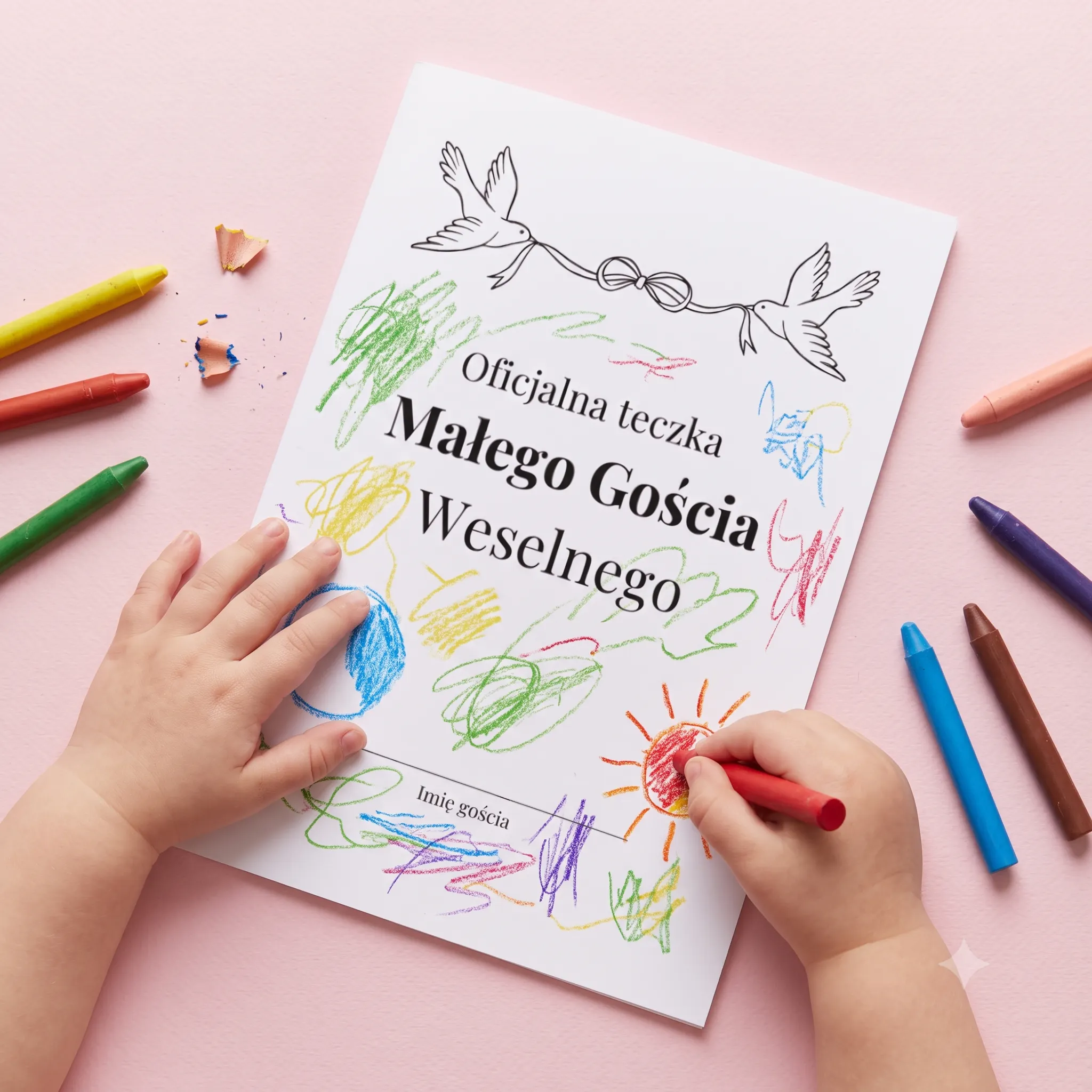 Kredki w ruch od wejścia