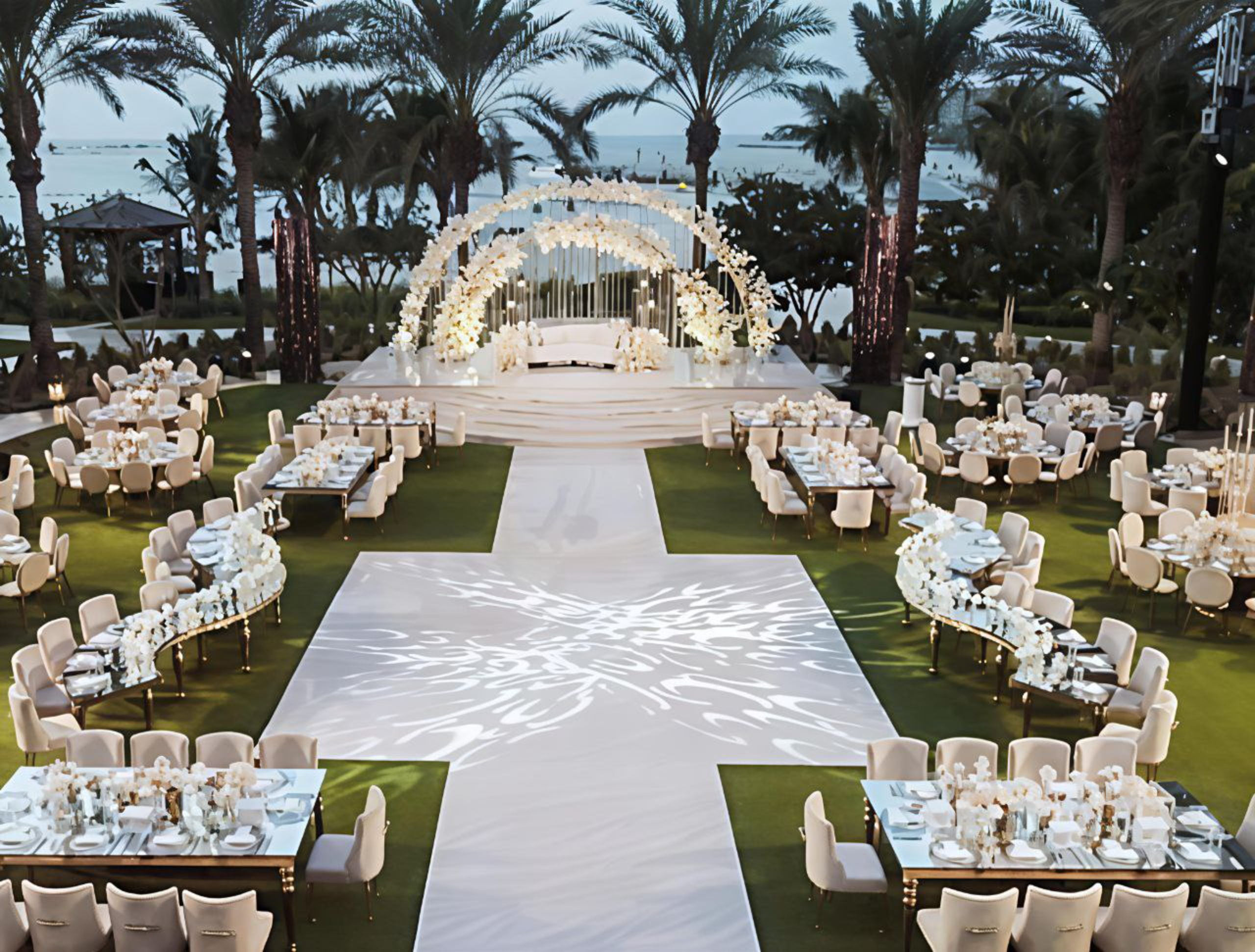 bridal stage & dance floor
