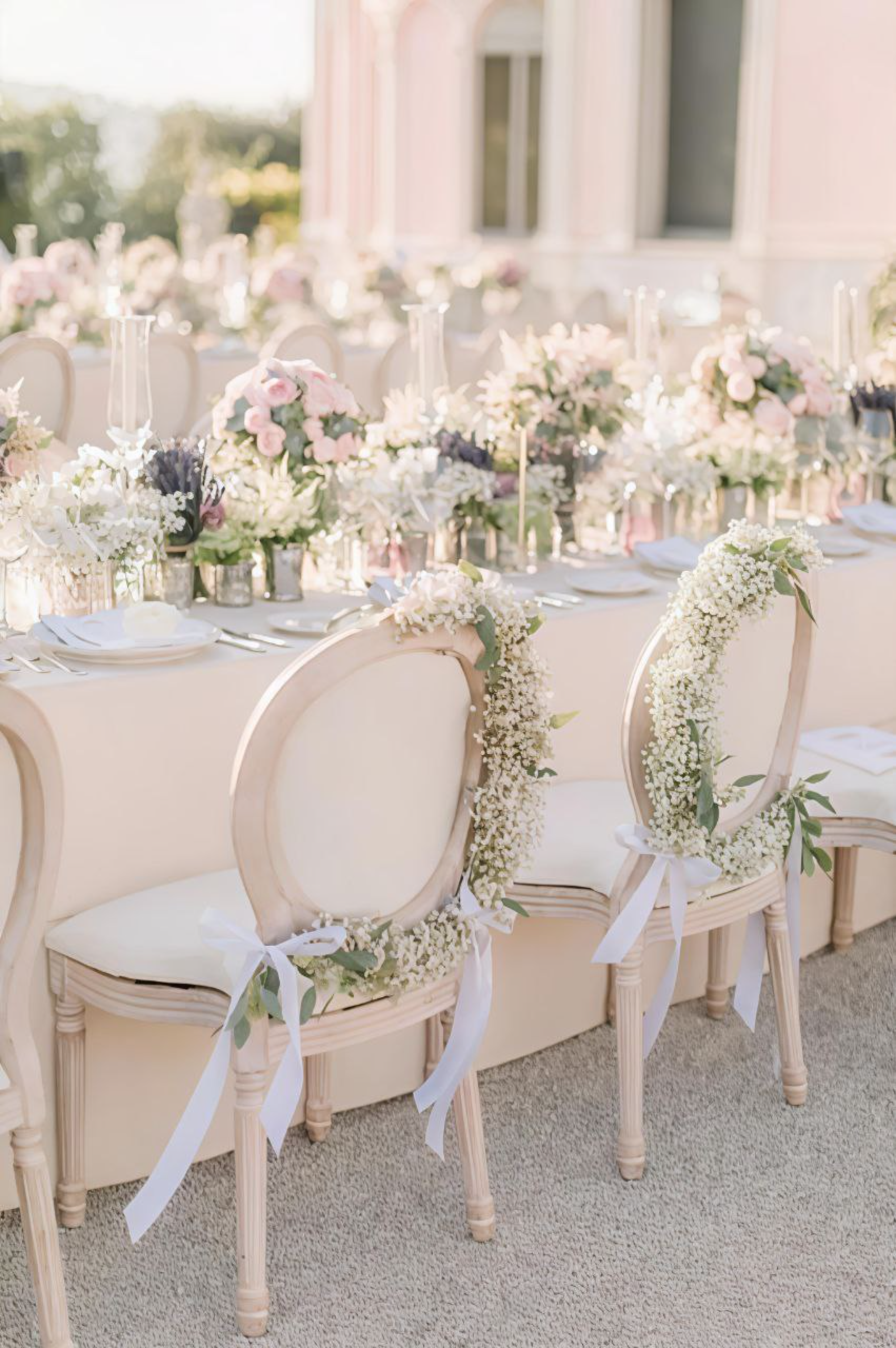 centerpiece & tables & chairs