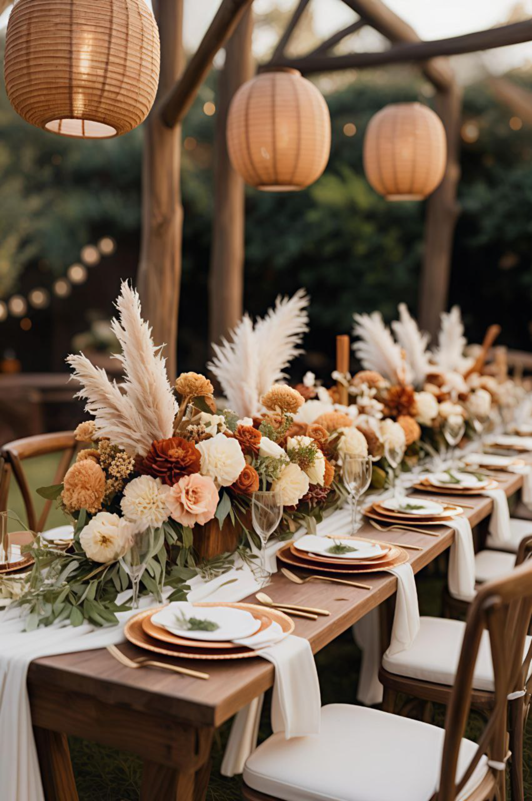 centerpiece & tables & chairs