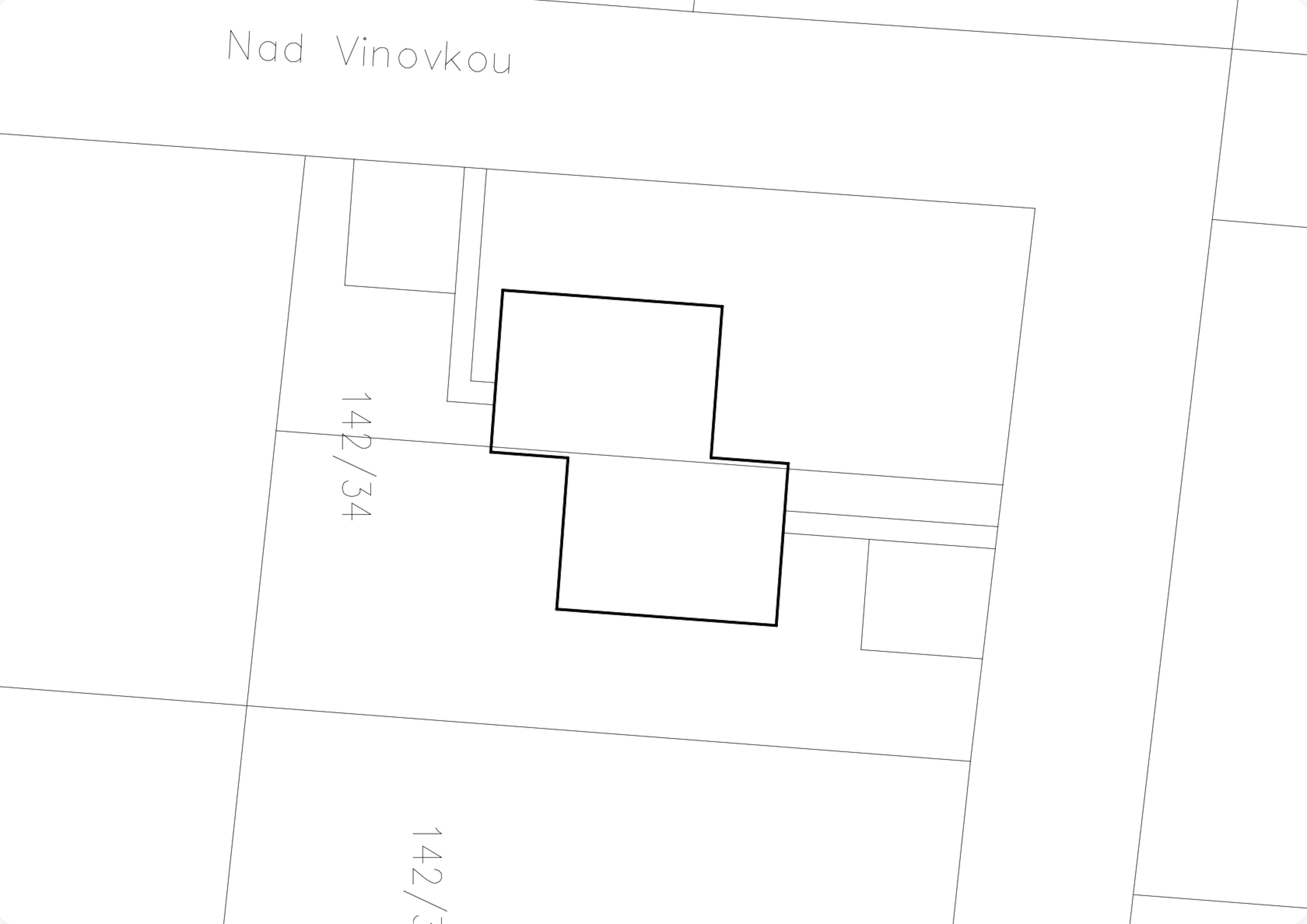 Větrušice - situace
