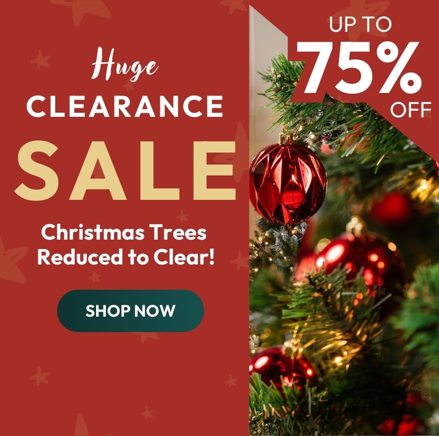 Christmas Tree Sale Now on Reduced to Clear