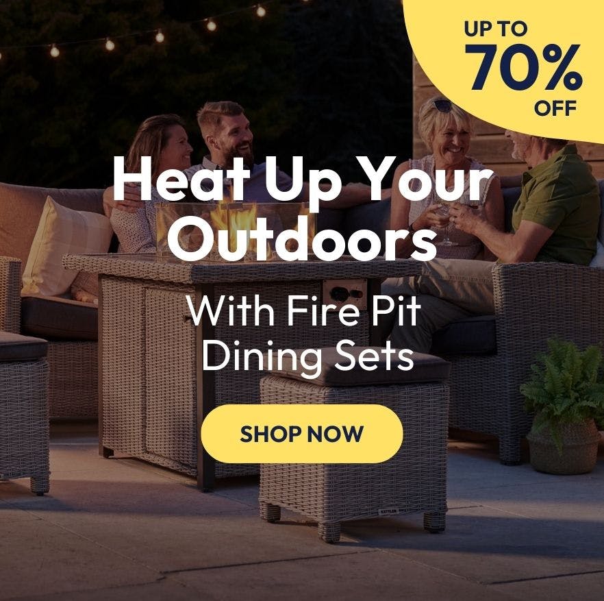 Heat Up Your Outdoors with Fire Dining Sets