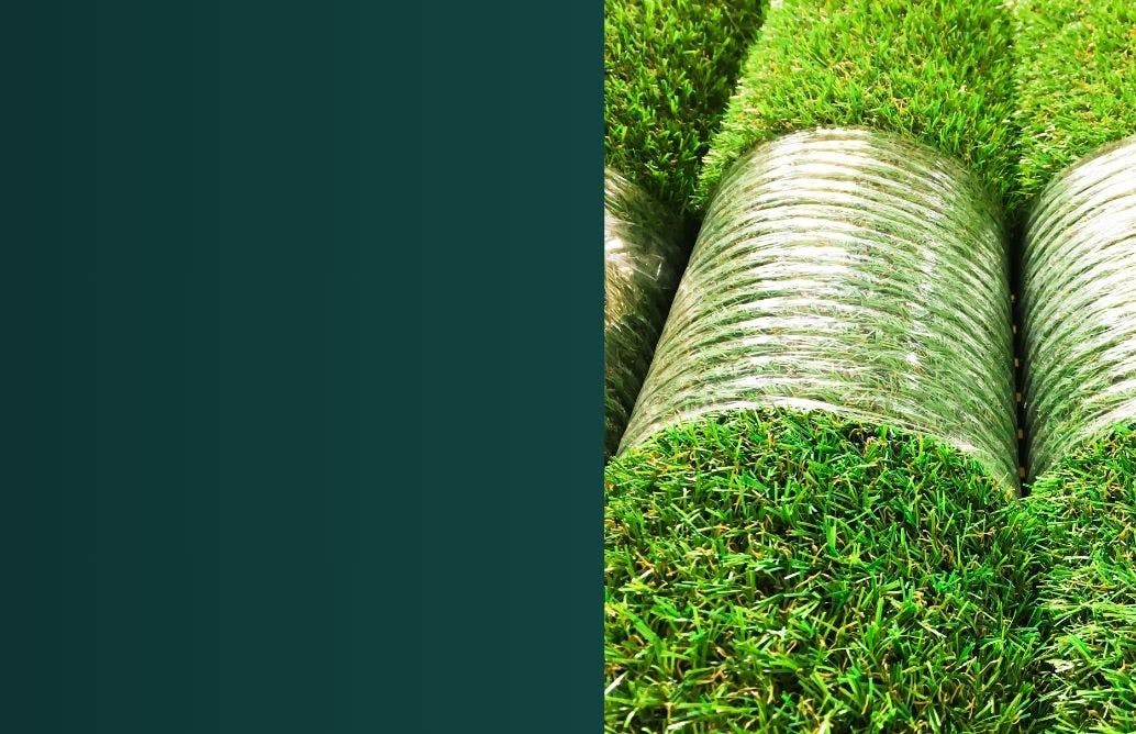 Pre cut artificial grass rolls