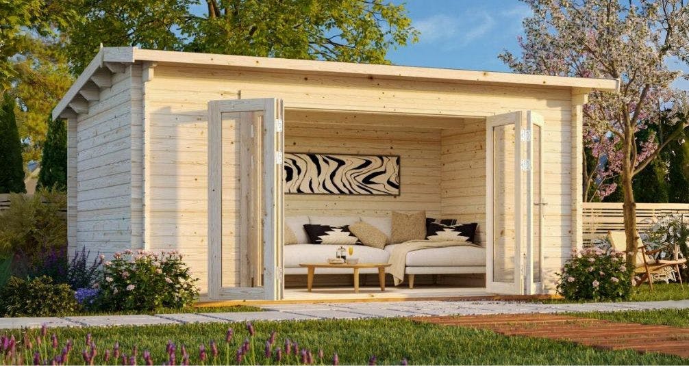 Ines 2.5m x 5m Bifold Garden Room / Garden Office