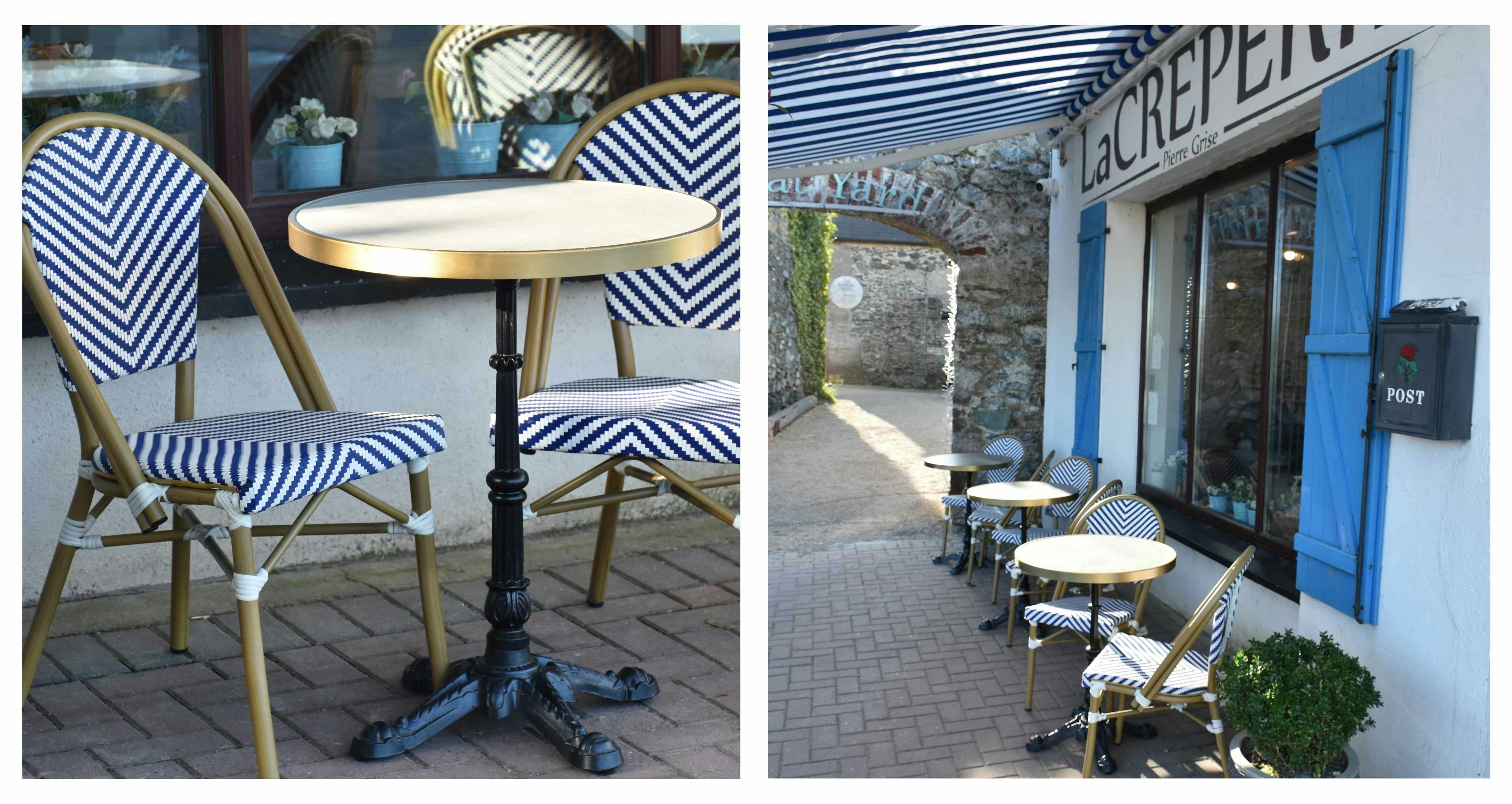 La Creperie Greystones Coffee Shop New Outdoor Furniture