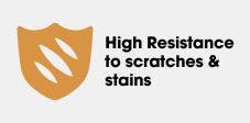 Scratch and Stain Resistance