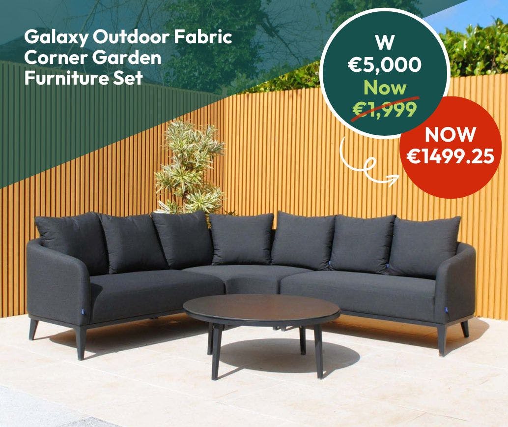 Galaxy Outdoor Fabric Corner Garden Furniture Set