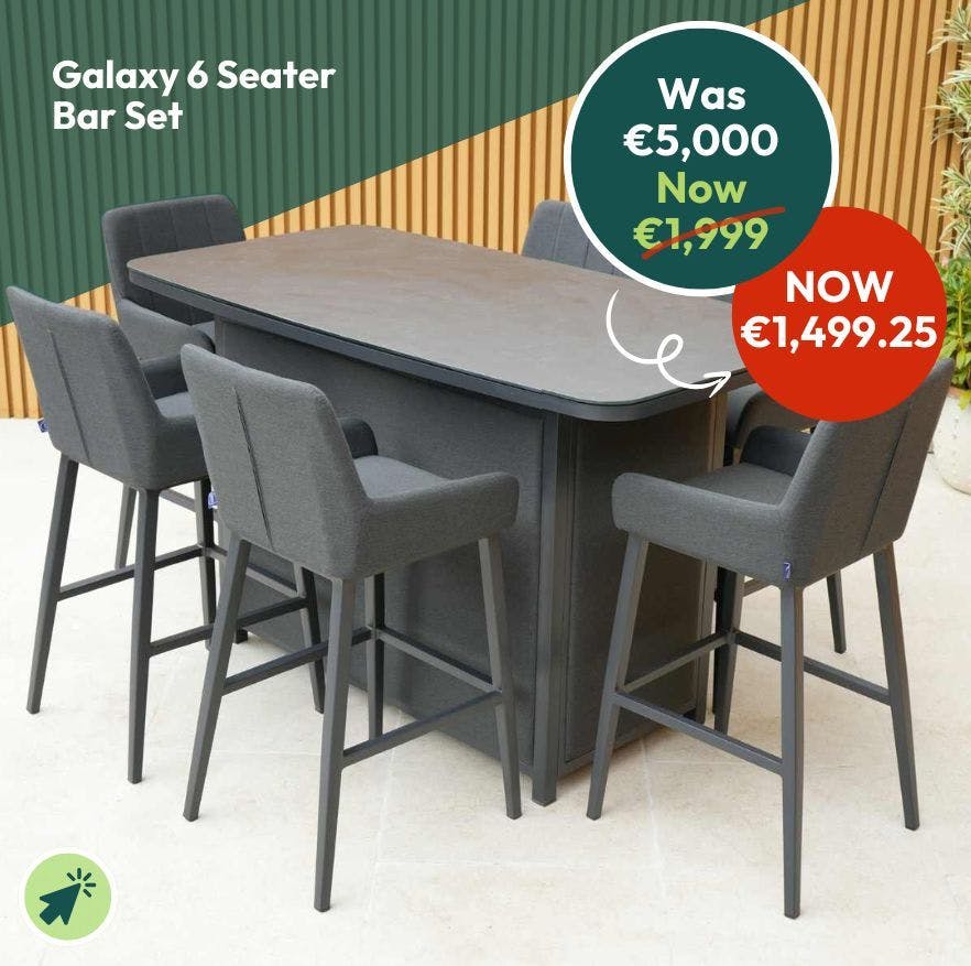 Galaxy 6 Seater Bar Set