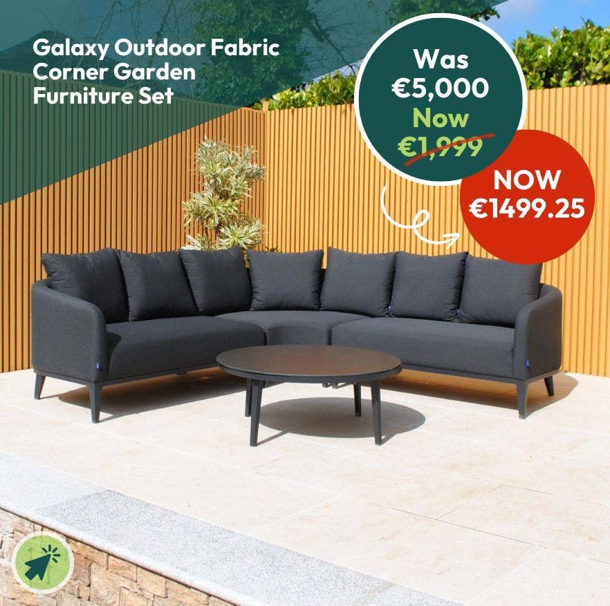 Galaxy Outdoor Fabric Corner Garden Furniture Set